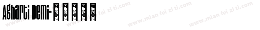 Agharti Demi字体转换